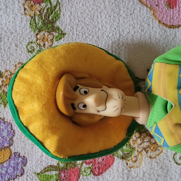 Scooby Doo Hard Headed Shaggy Doll Wearing Sombrero - Picture 2 of 4
